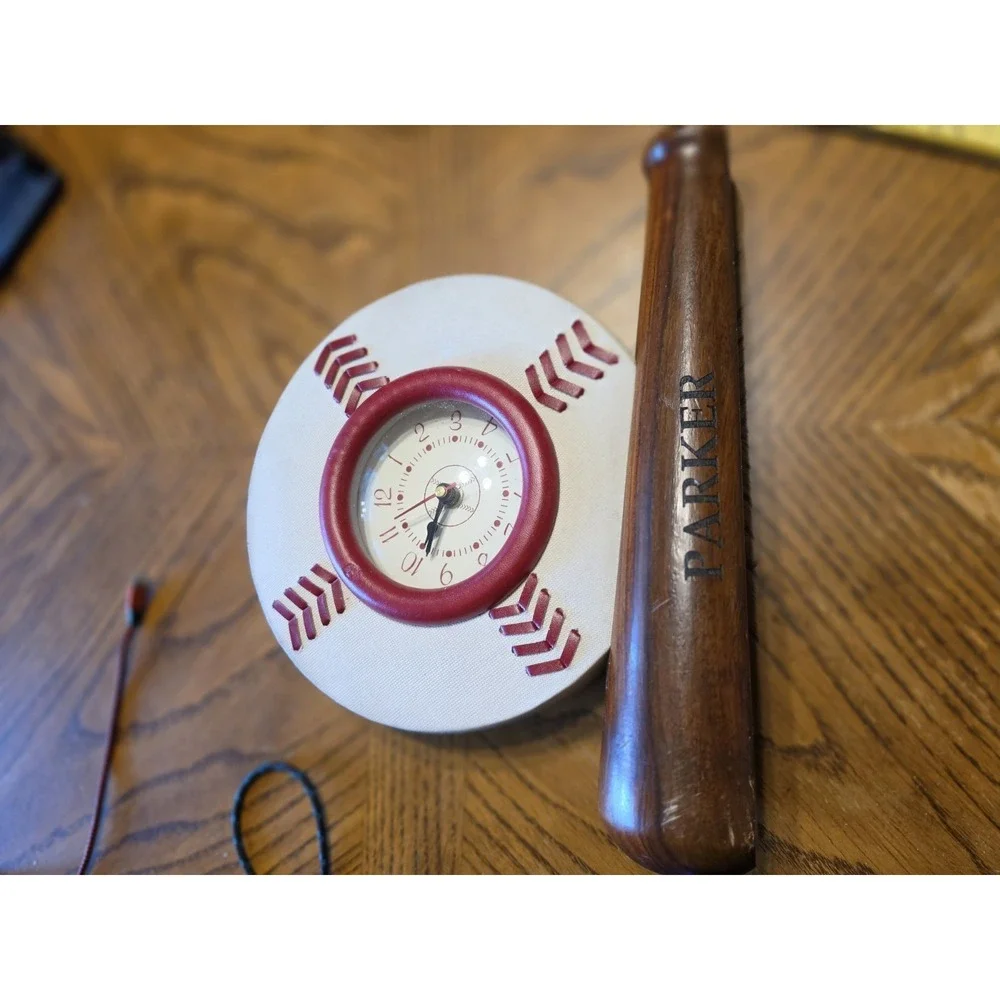 Personalized Baseball Clock 